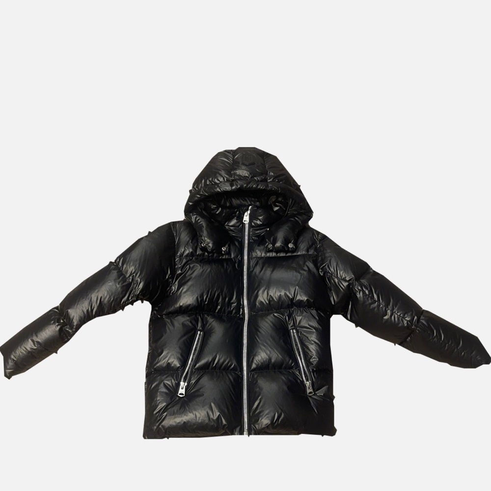 Mackage Kids Shiny Black Puffer Jacket